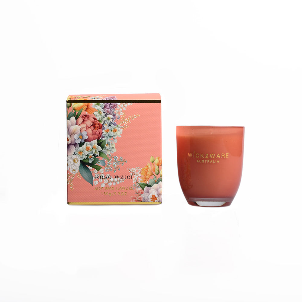 Wick 2 Ware Candles 150g β Rose Water Wick 2 Ware Candles 150g β Rose Water